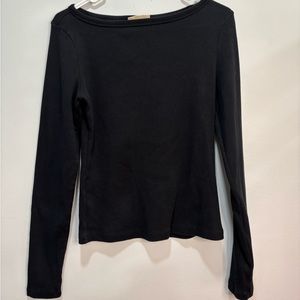 Classic Black Long Sleeve Top